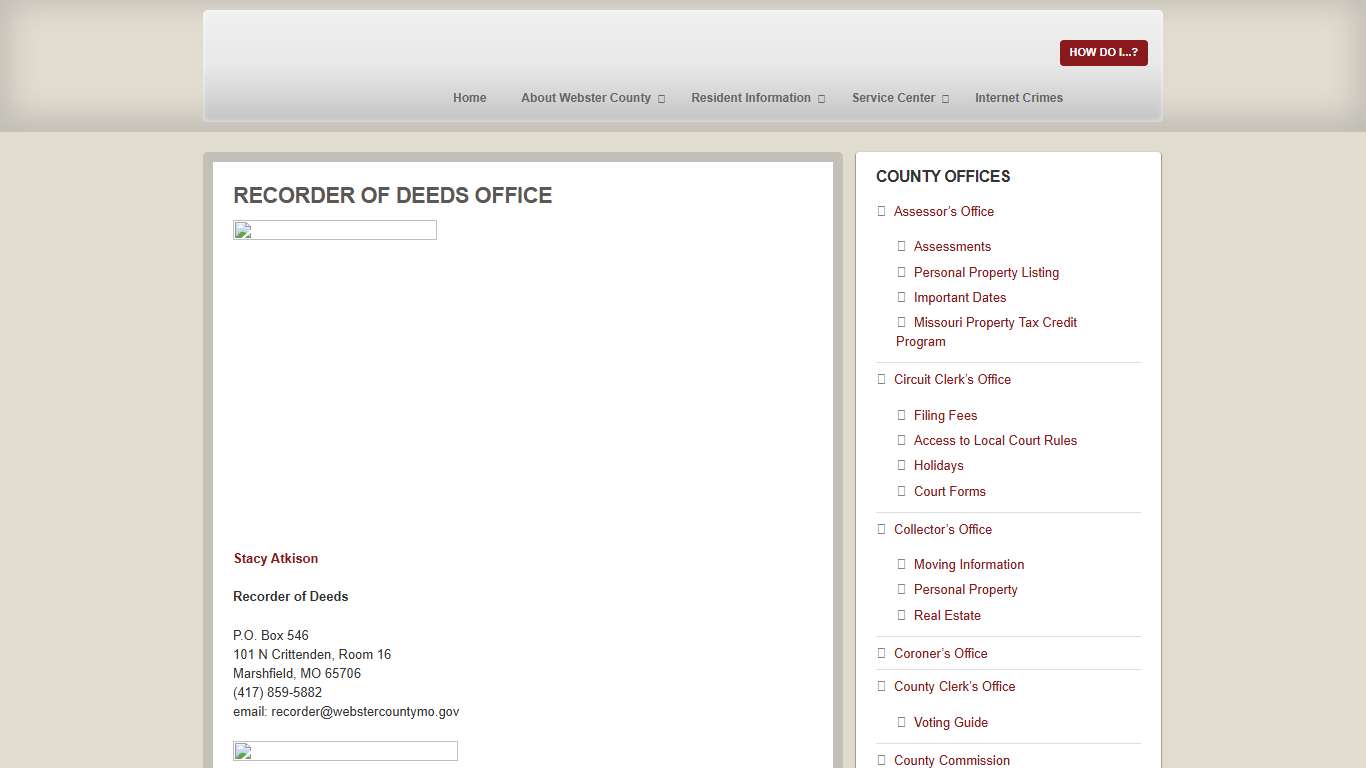 Recorder of Deeds Office